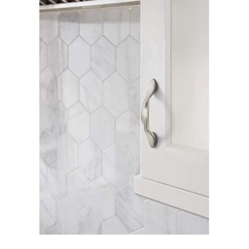 Sleek Silver Cabinet Handle Set of 10
